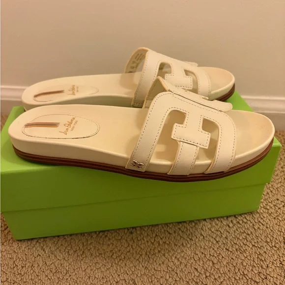 Sam Edelman Nettie Ivory Leather Sandal - Picture 4 of 5